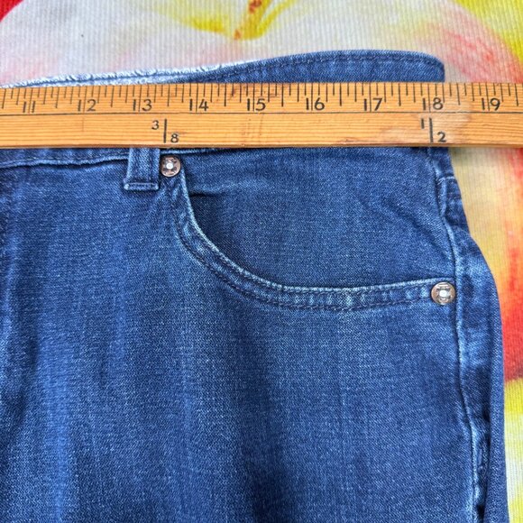 Izod Matchstick Petite Womens Size 16P Blue Straight Leg Denim Jeans - Picture 5 of 12
